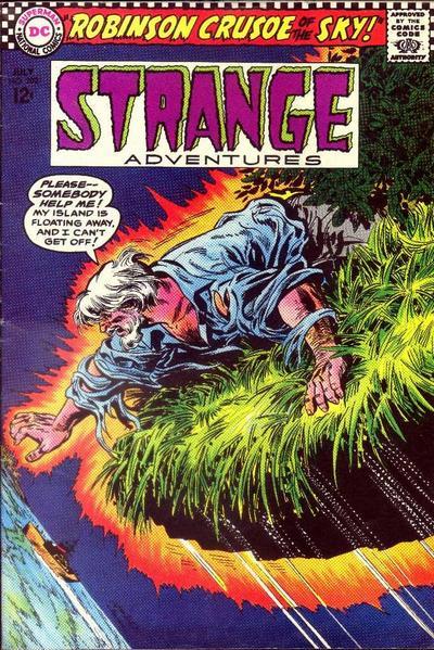 Strange Adventures #202 cover