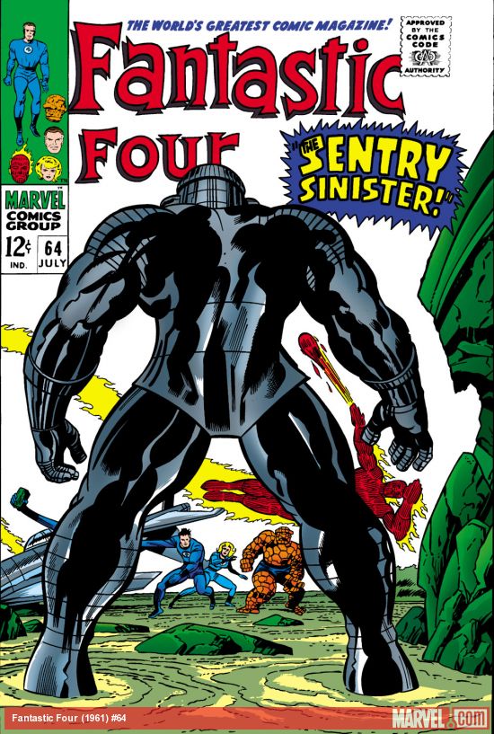 Fantastic Four #64 cover