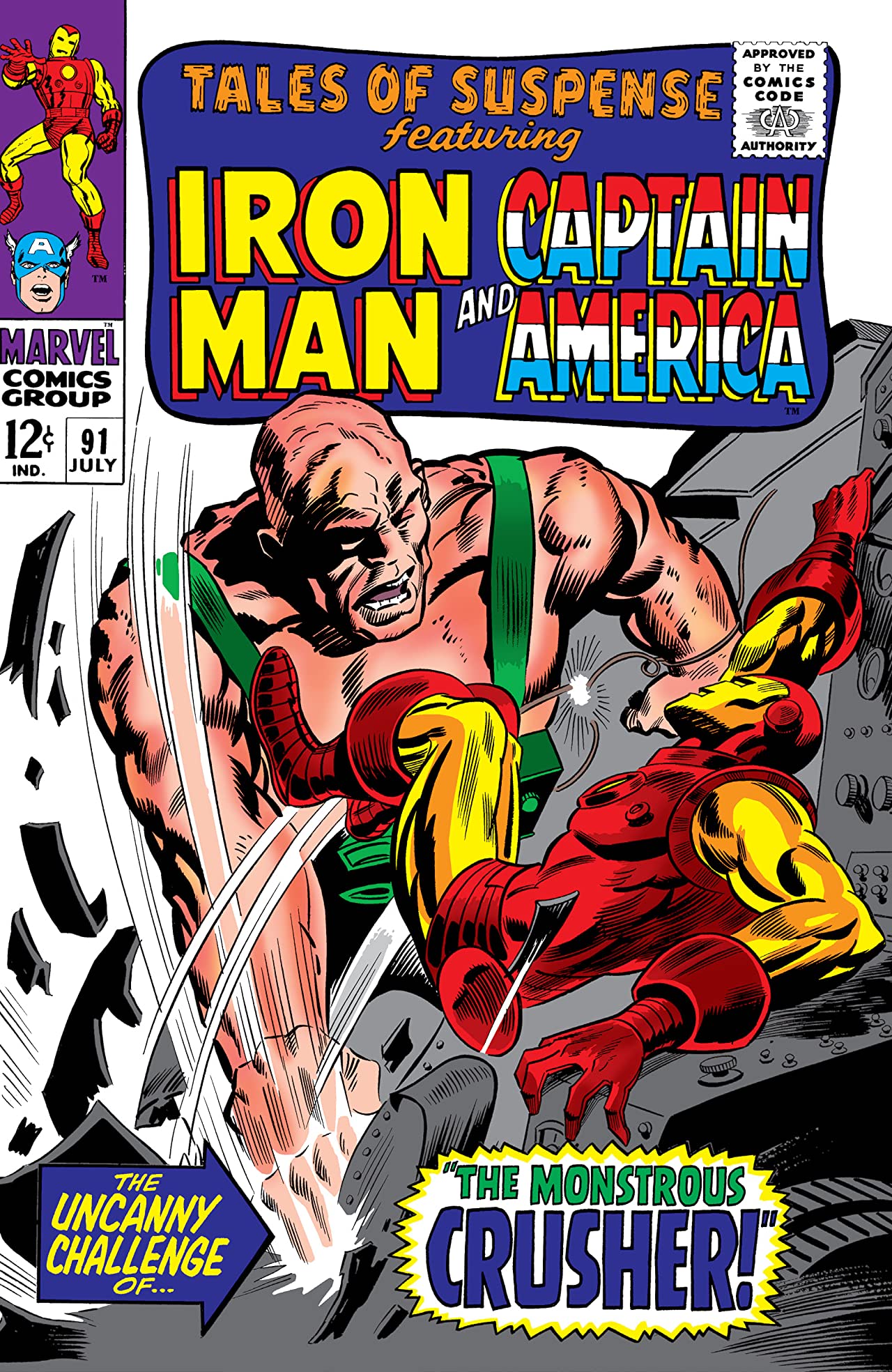 Tales of Suspense #91 cover
