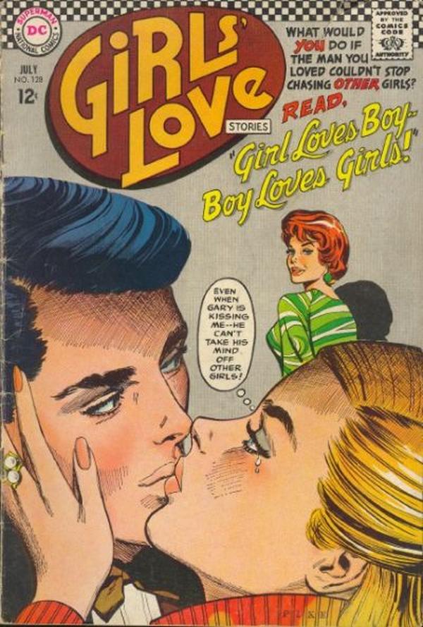 Girls' Love Stories #128 cover