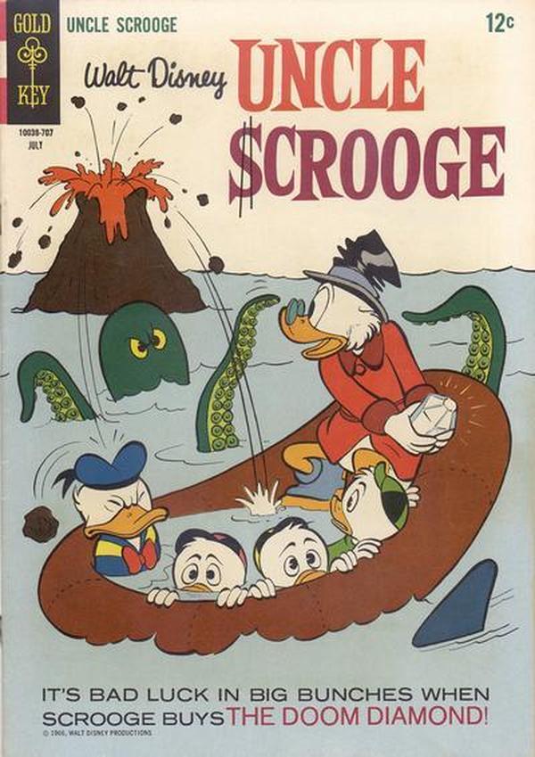 Walt Disney Uncle Scrooge #70 cover