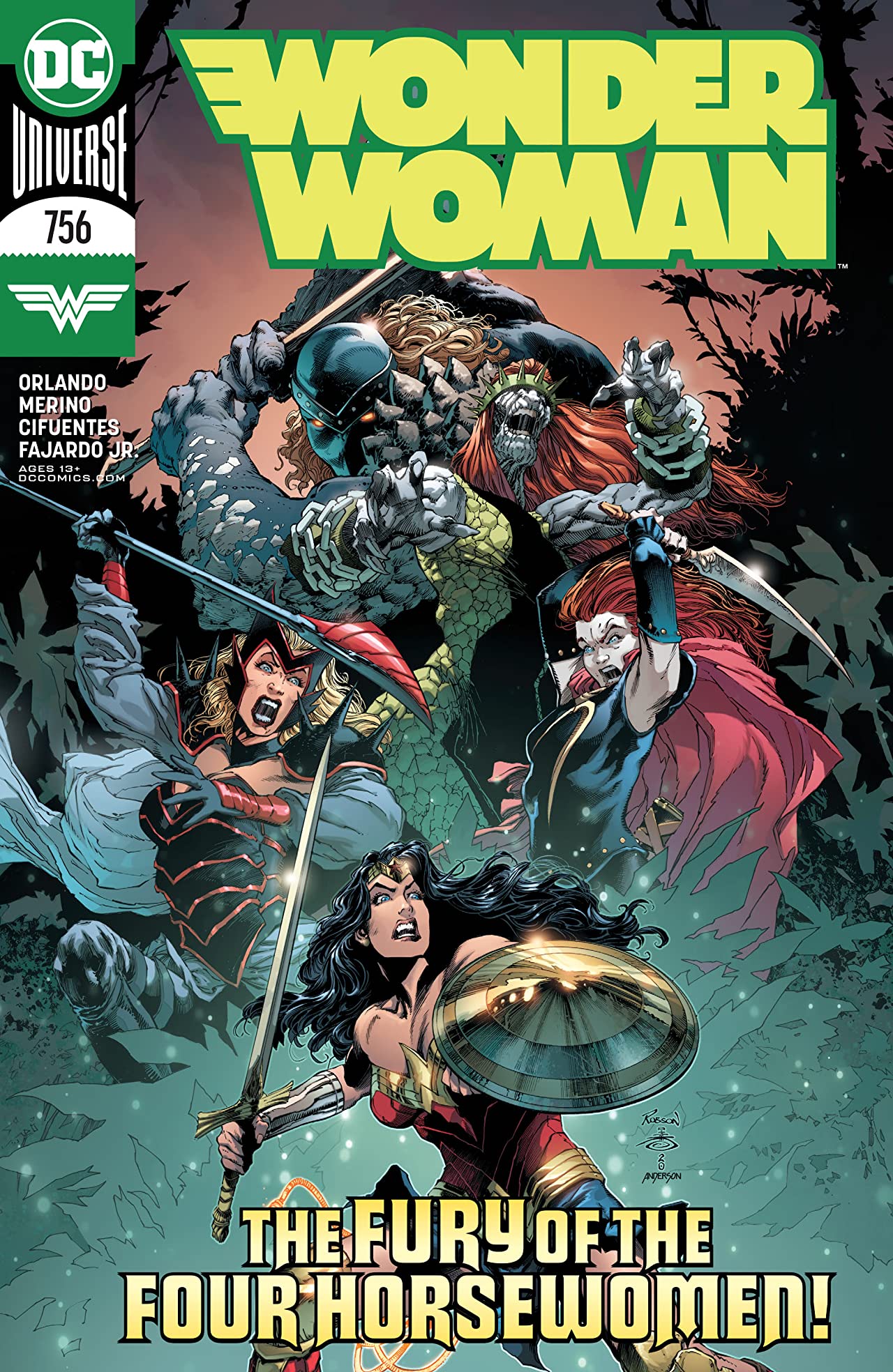 Wonder Woman #756 cover