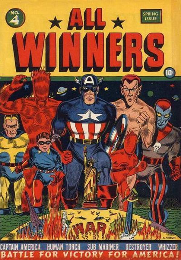 All-Winners Comics #4 cover