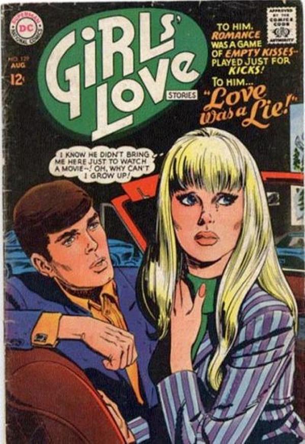 Girls' Love Stories #129 cover
