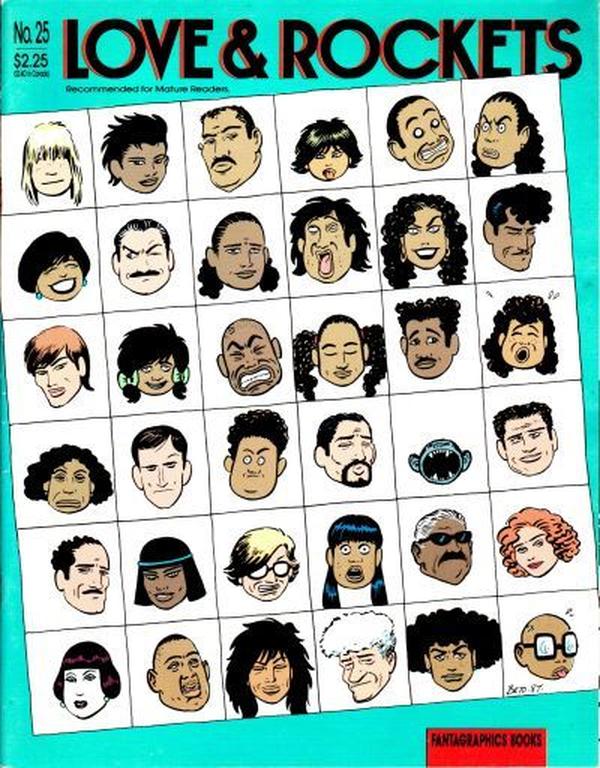 Love and Rockets #25 cover