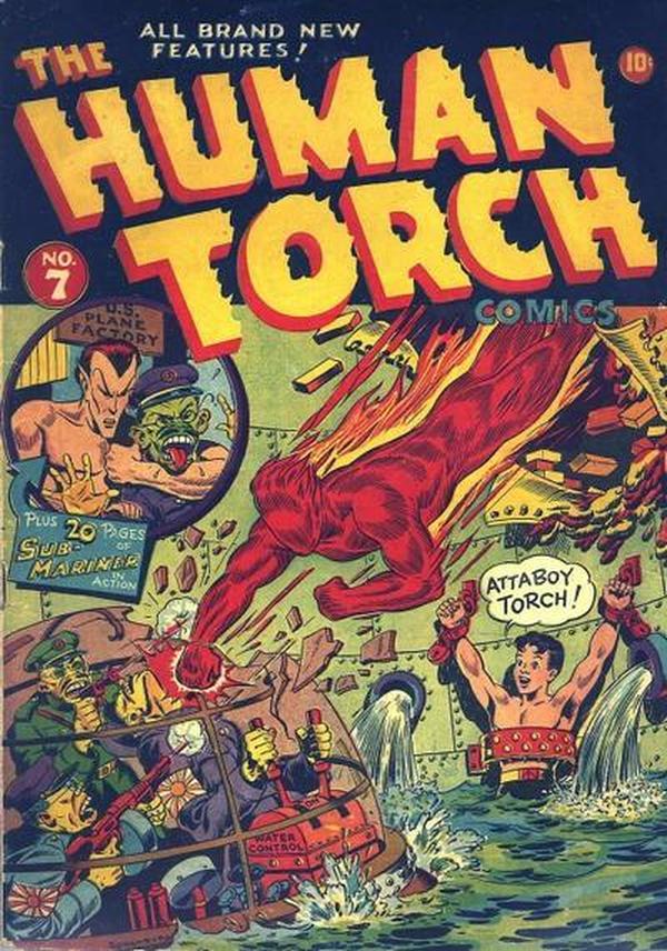 The Human Torch #7 cover