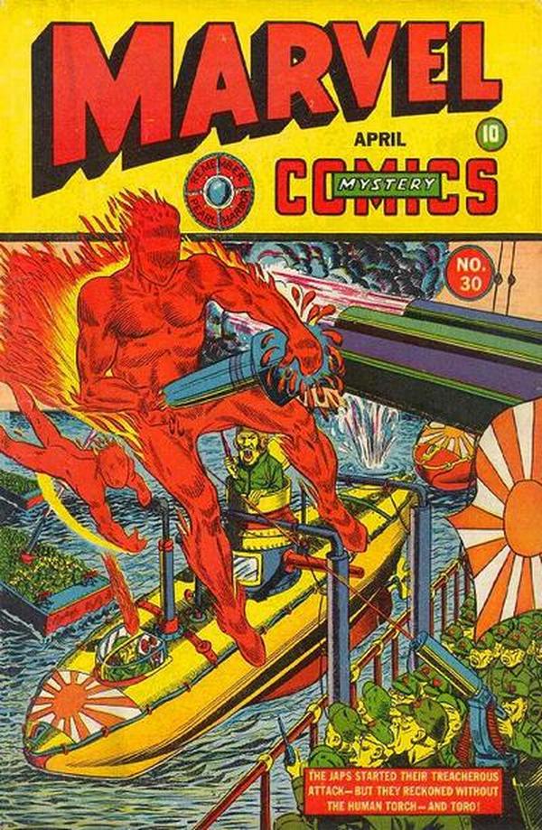 Marvel Mystery Comics #30 cover