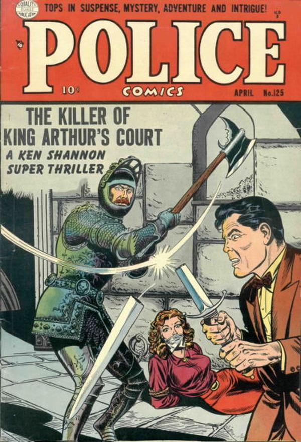 Police Comics #125 cover
