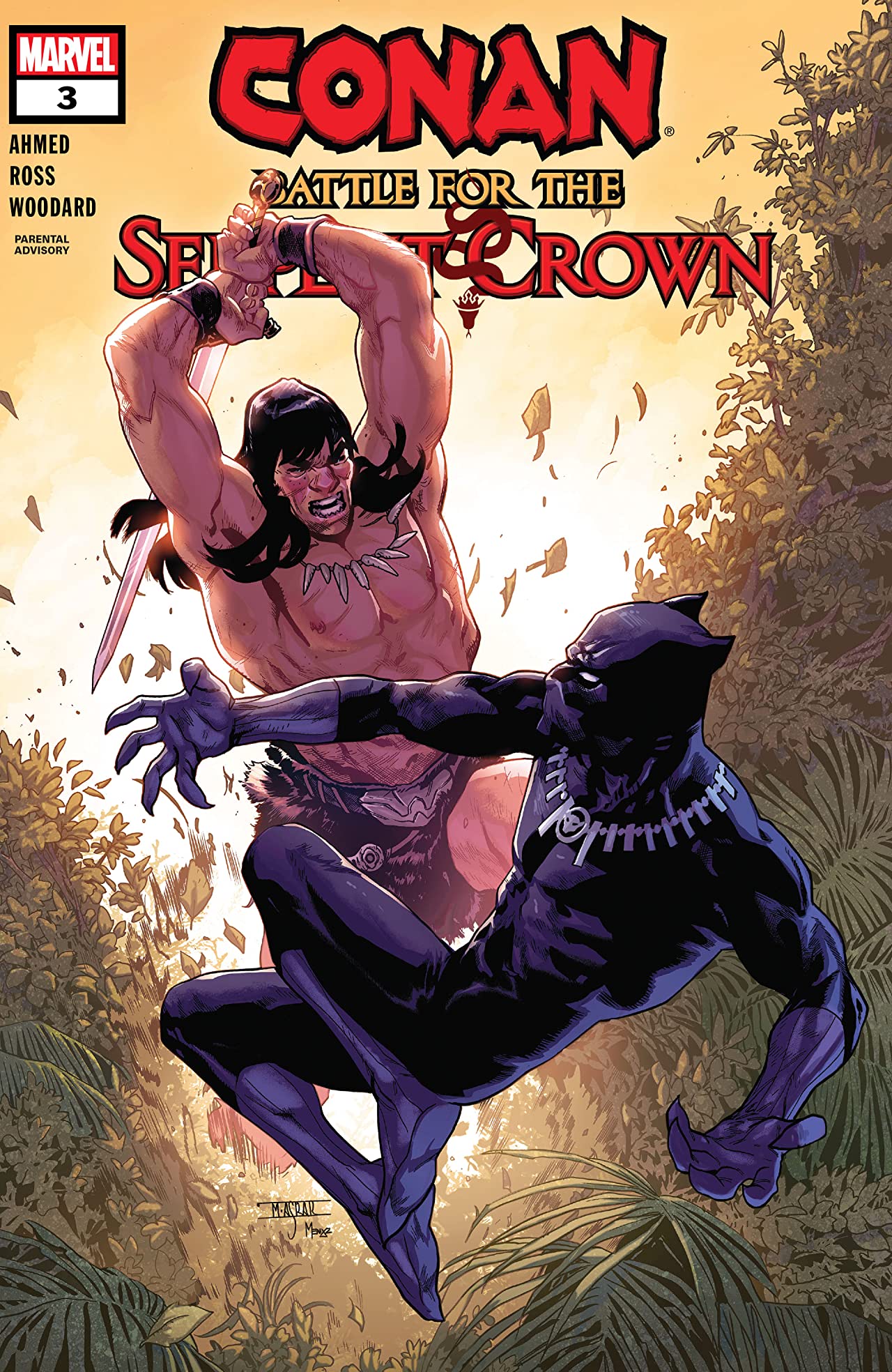Conan: Battle for the Serpent Crown #3 cover