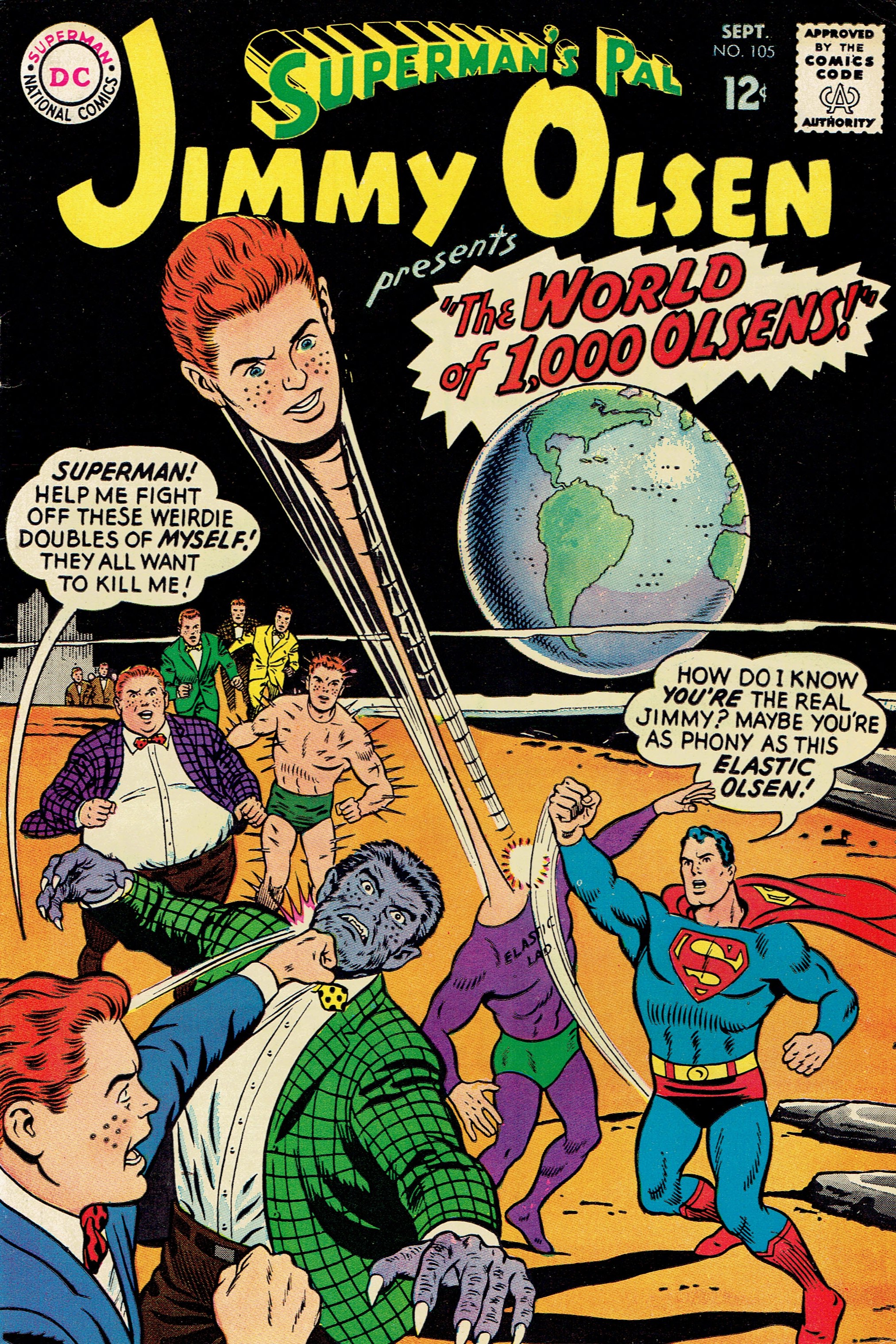 Superman's Pal, Jimmy Olsen #105 cover