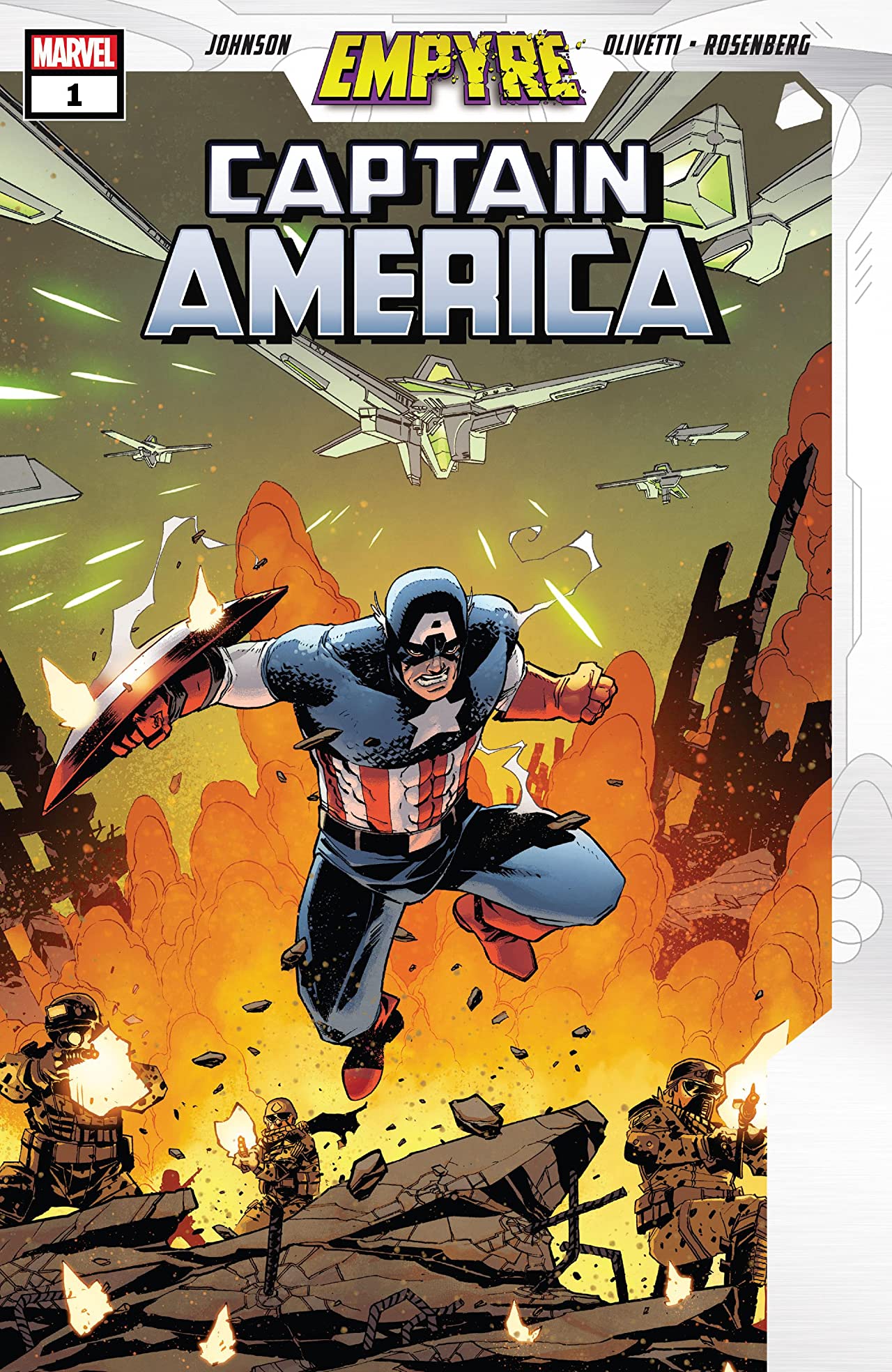 Empyre: Captain America #1 cover