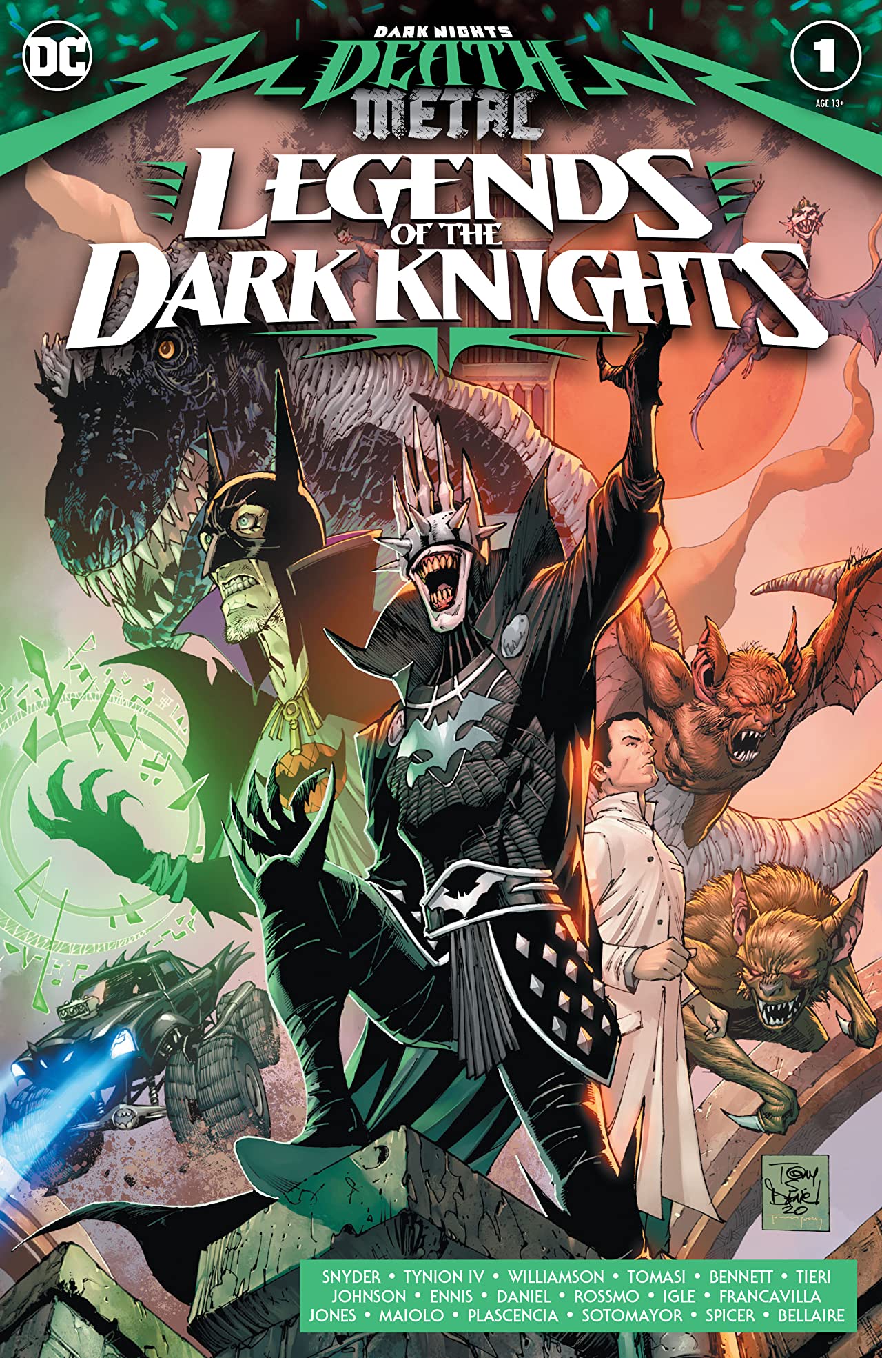 Dark Nights: Death Metal Legends of the Dark Knights #1 cover