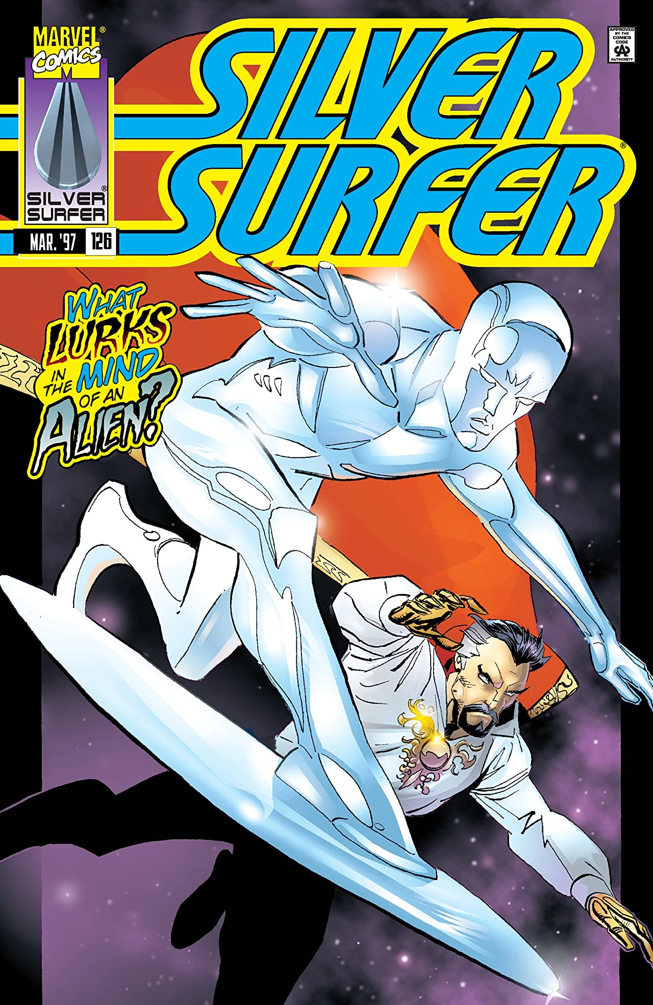 Silver Surfer #126 cover