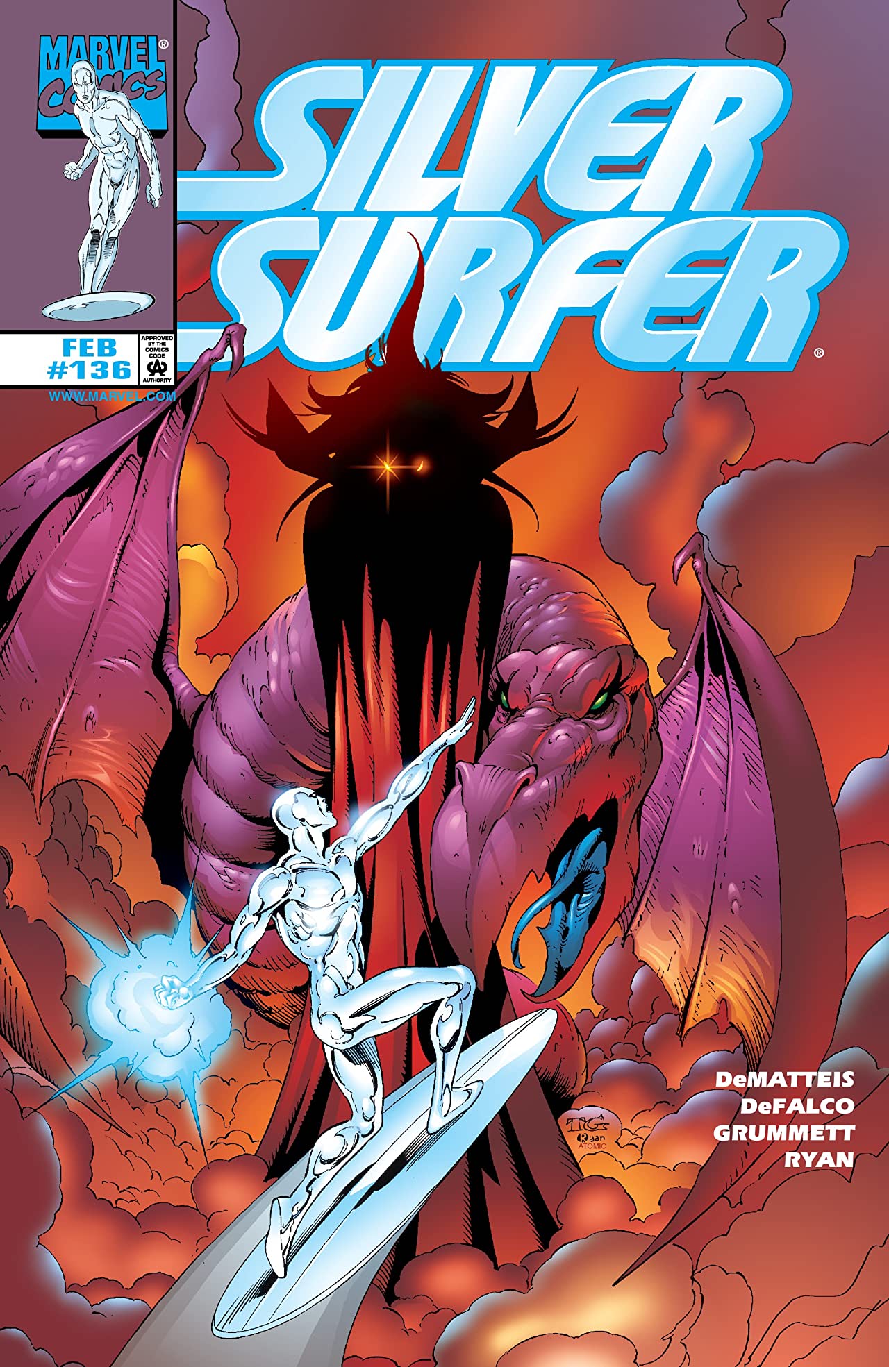 Silver Surfer #136 cover