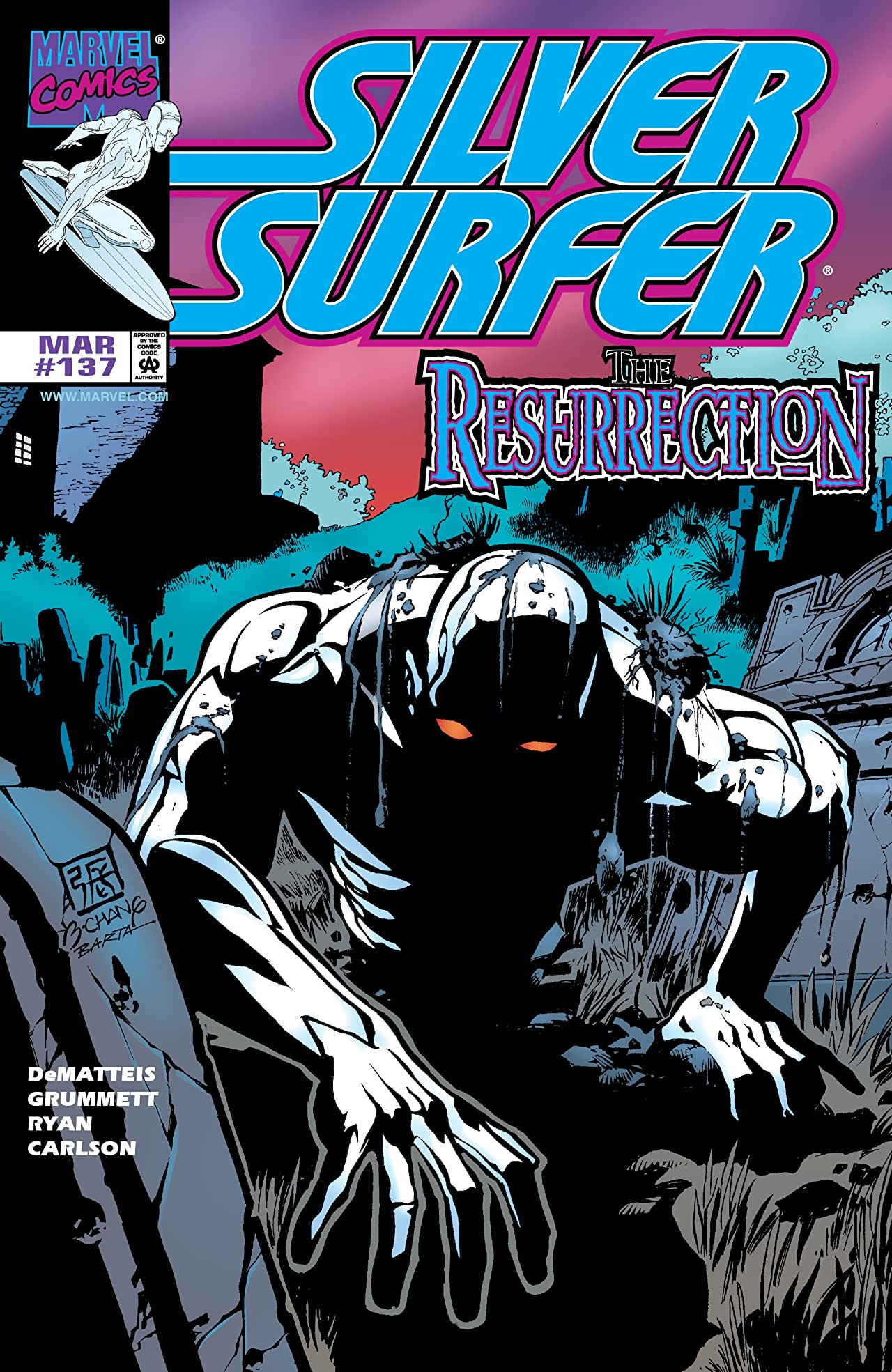 Silver Surfer #137 cover