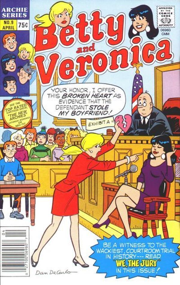 Betty and Veronica #9 cover