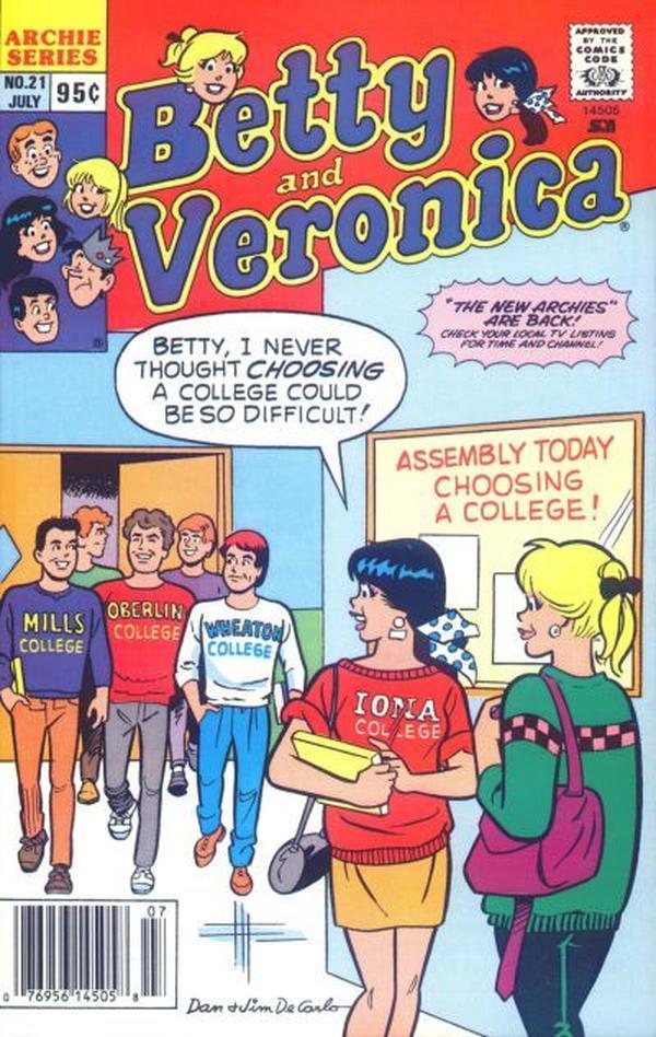 Betty and Veronica #21 cover