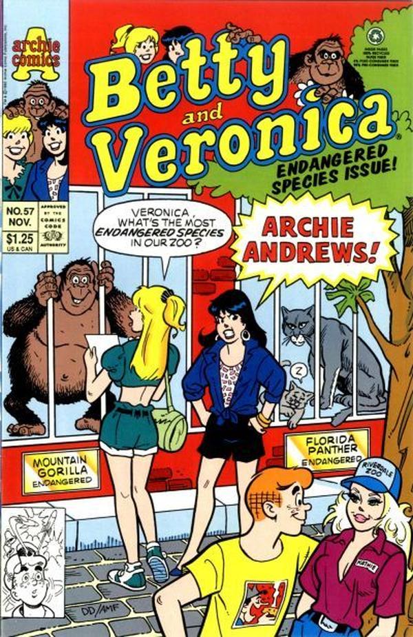 Betty and Veronica #57 cover