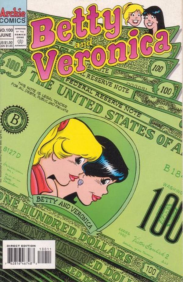 Betty and Veronica #100 cover