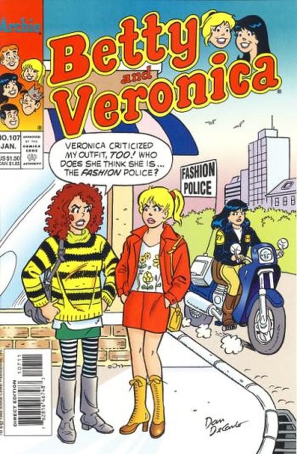 Betty and Veronica #107 cover