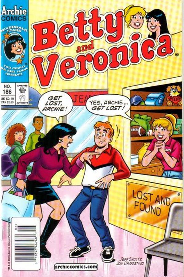 Betty and Veronica #186 cover