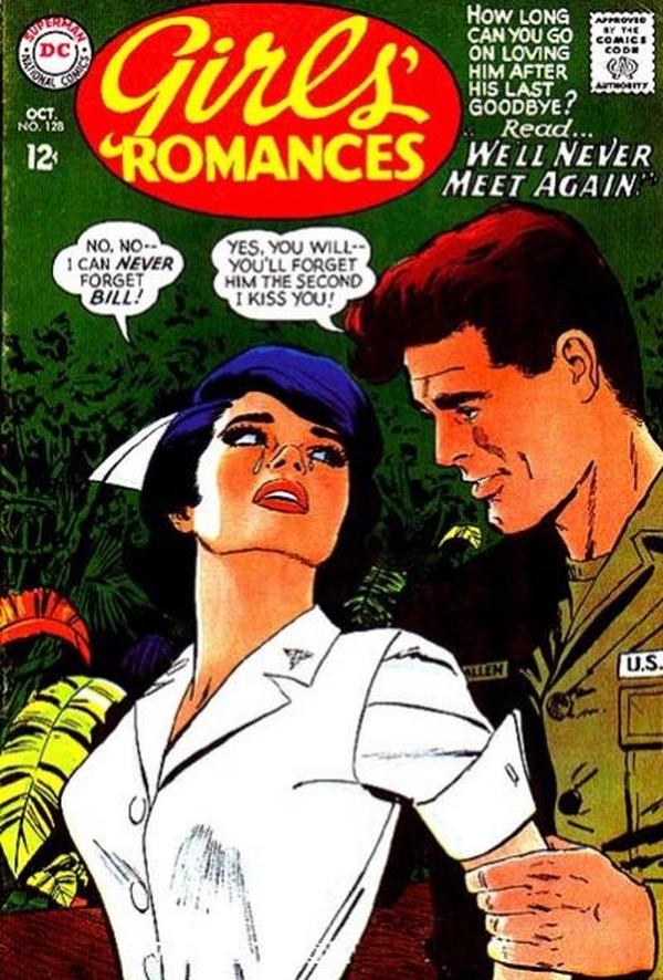 Girls' Romances #128 cover