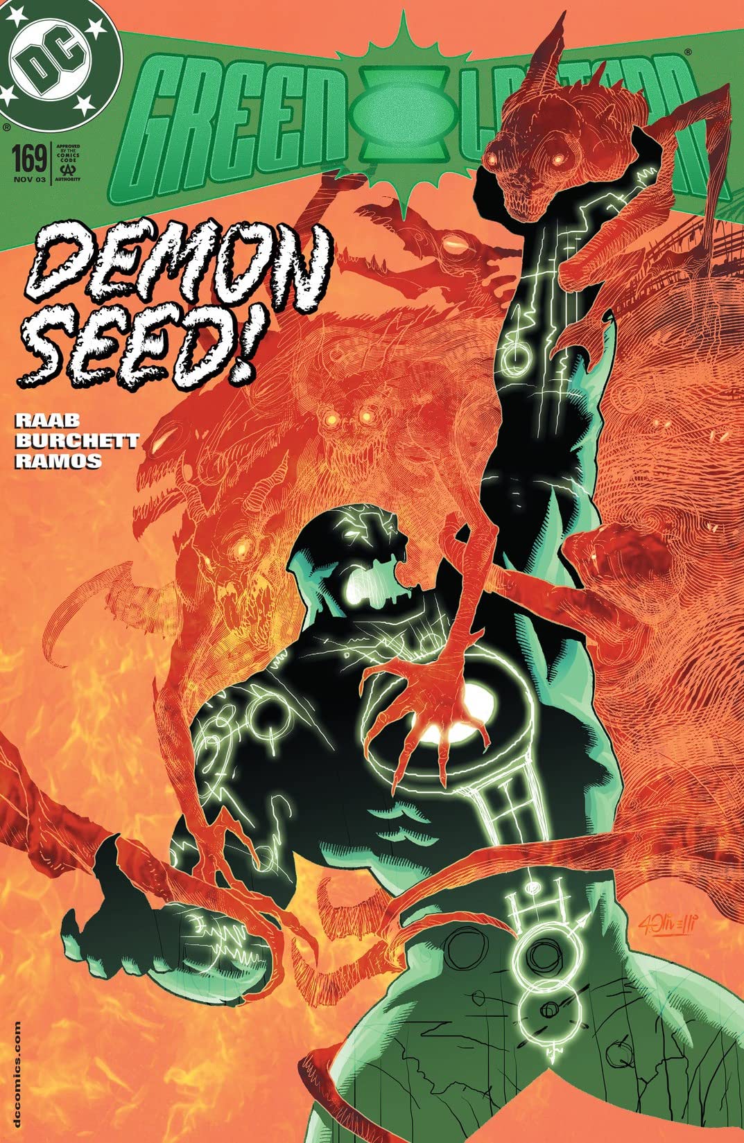 Green Lantern #169 cover