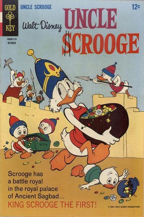 Walt Disney Uncle Scrooge #71 cover