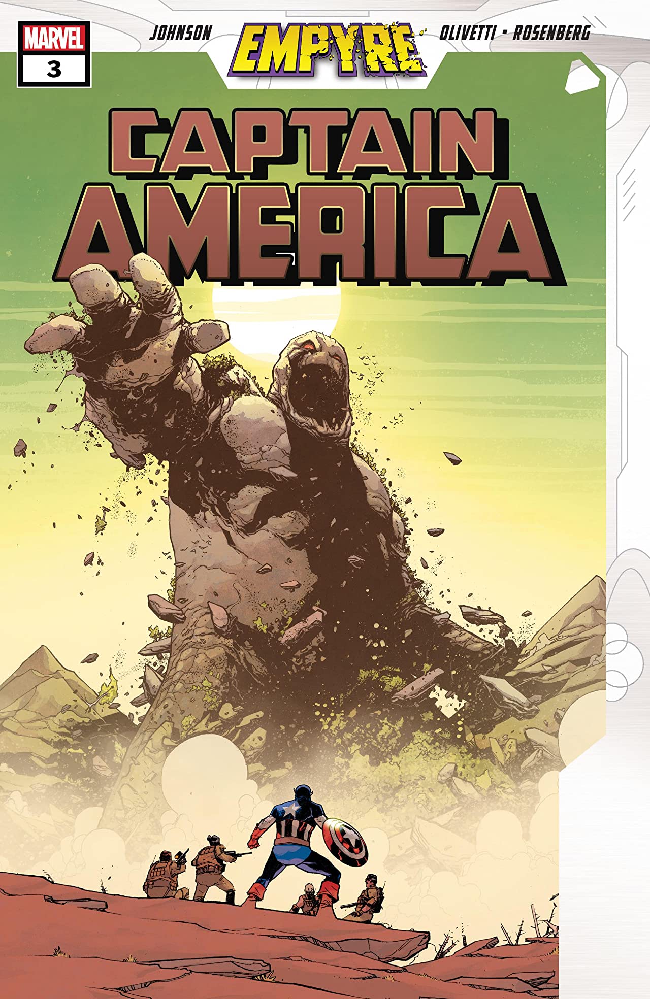 Empyre: Captain America #3 cover
