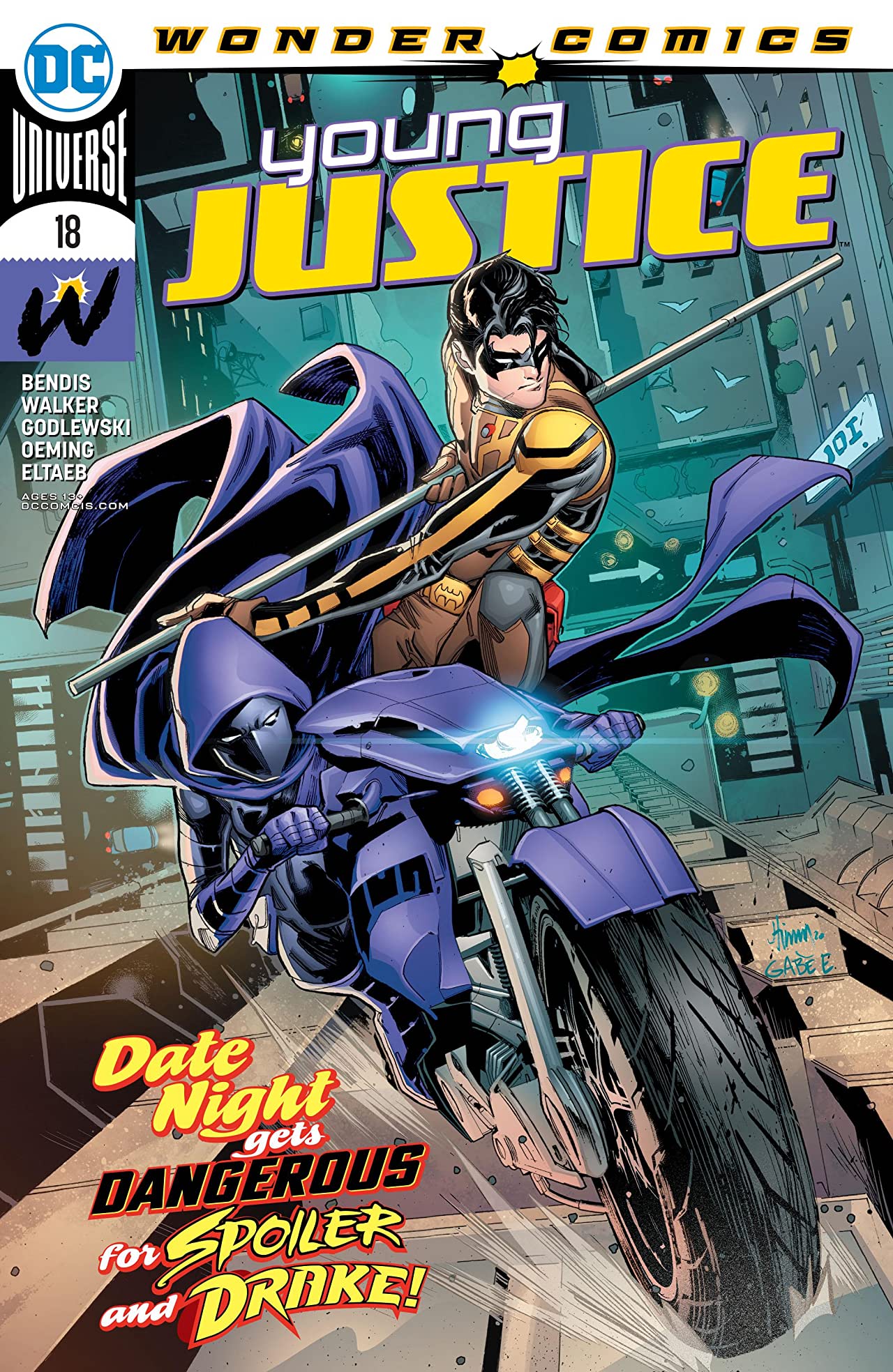 Young Justice #18 cover