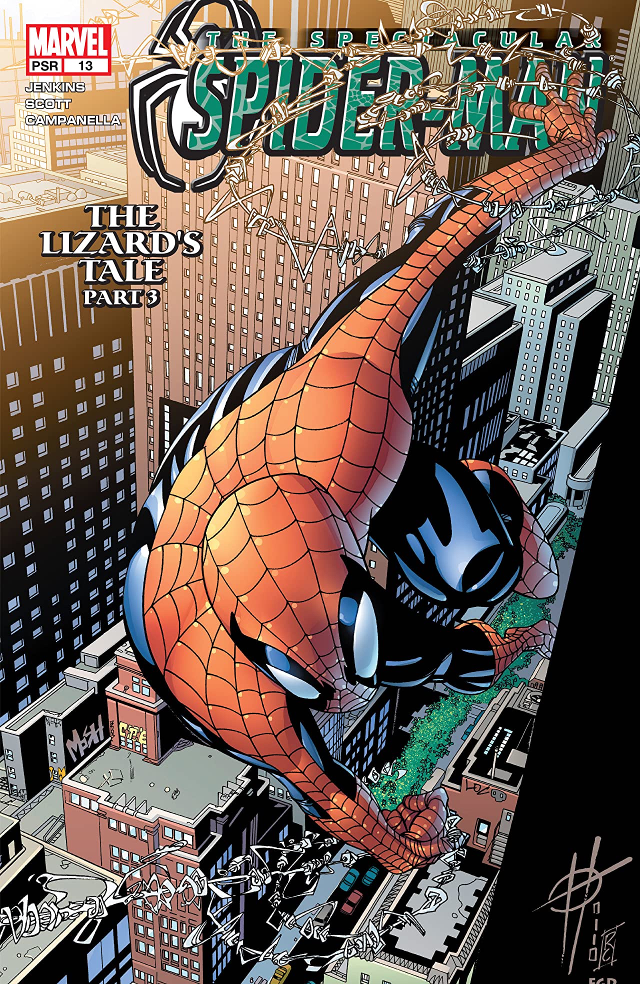 Spectacular Spider-Man #13 cover