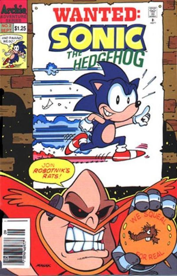 Sonic the Hedgehog #2 cover