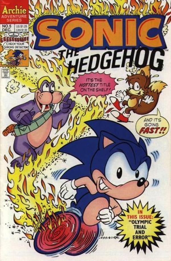 Sonic the Hedgehog #5 cover