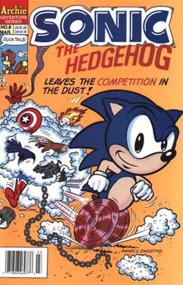 Sonic the Hedgehog #8 cover