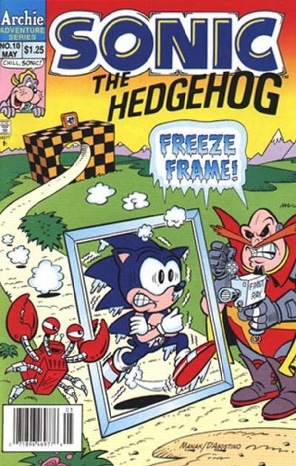 Sonic the Hedgehog #10 cover