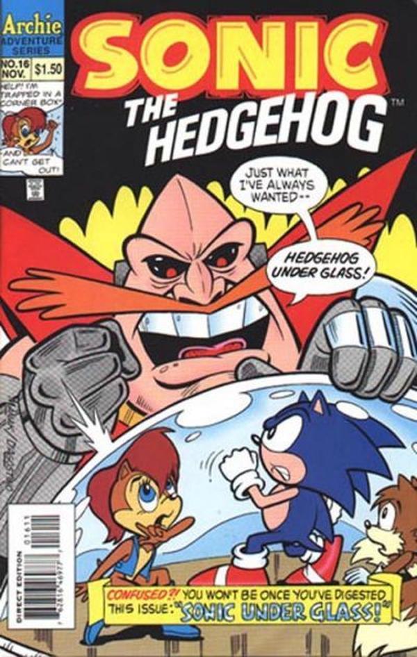 Sonic the Hedgehog #16 cover