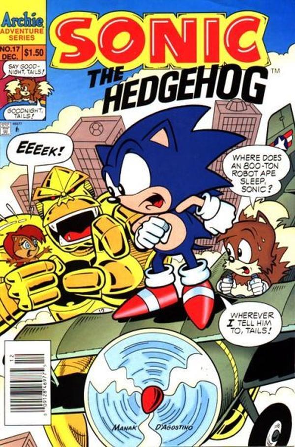 Sonic the Hedgehog #17 cover