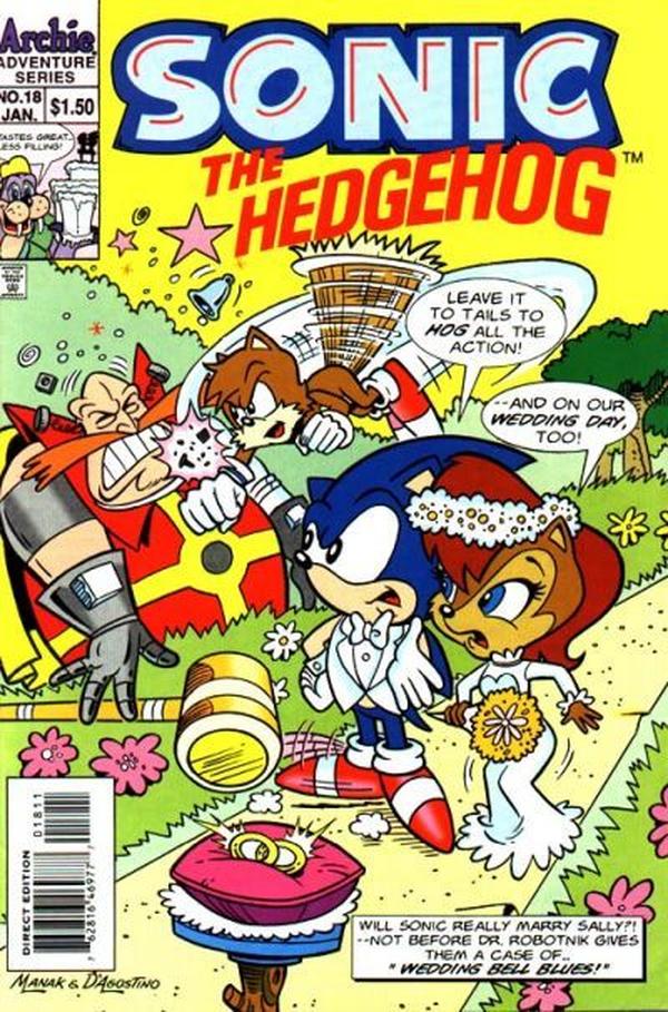 Sonic the Hedgehog #18 cover