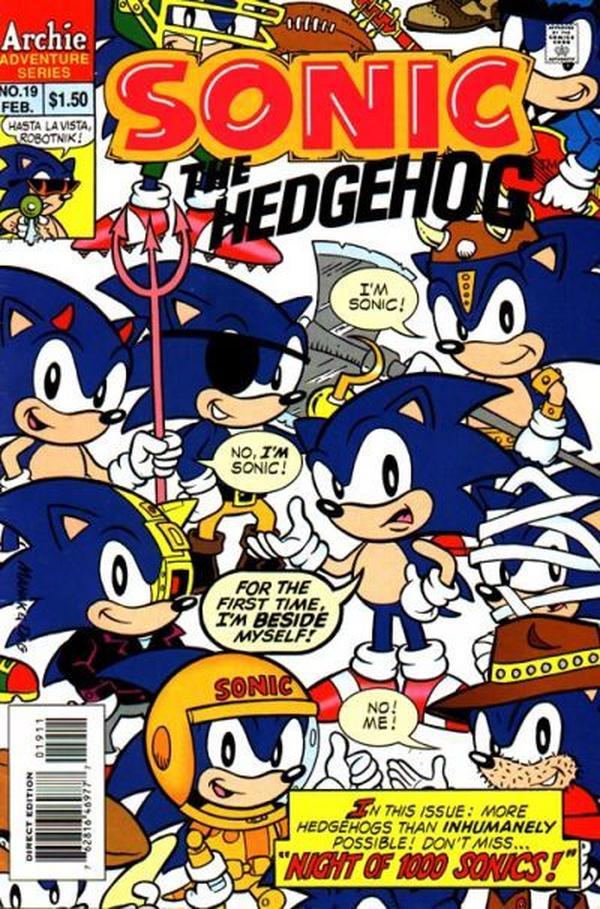 Sonic the Hedgehog #19 cover