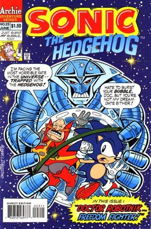Sonic the Hedgehog #23 cover