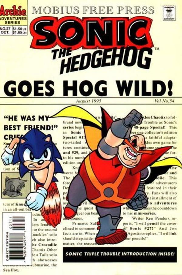 Sonic the Hedgehog #27 cover