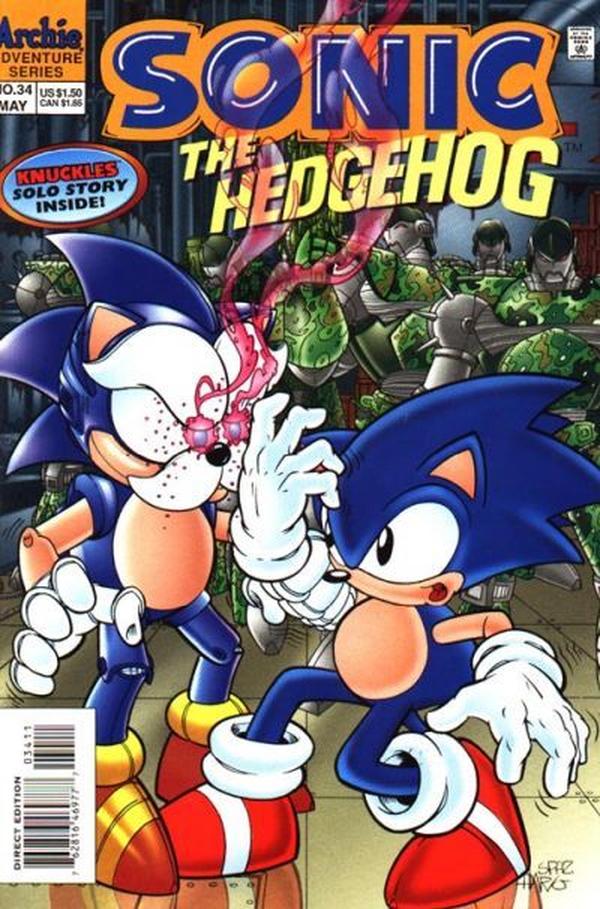 Sonic the Hedgehog #34 cover