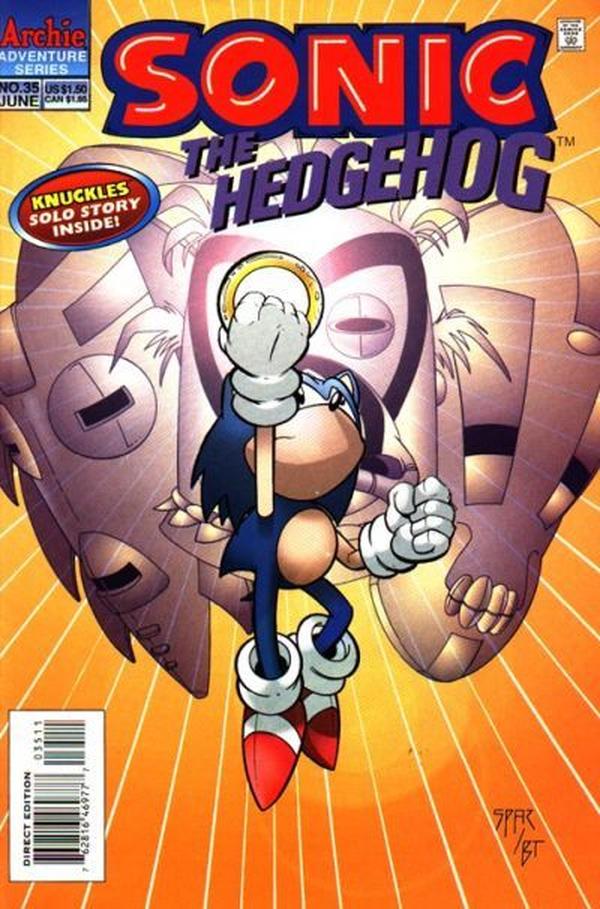 Sonic the Hedgehog #35 cover