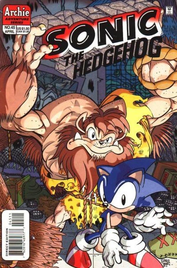 Sonic the Hedgehog #45 cover