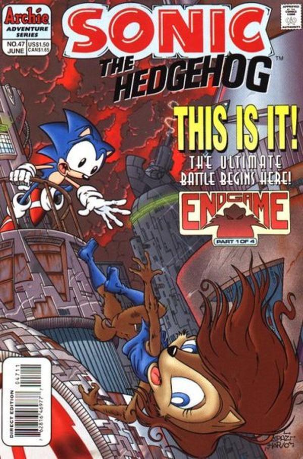 Sonic the Hedgehog #47 cover
