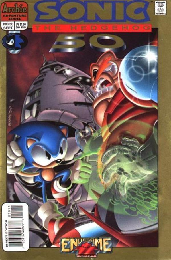 Sonic the Hedgehog #50 cover