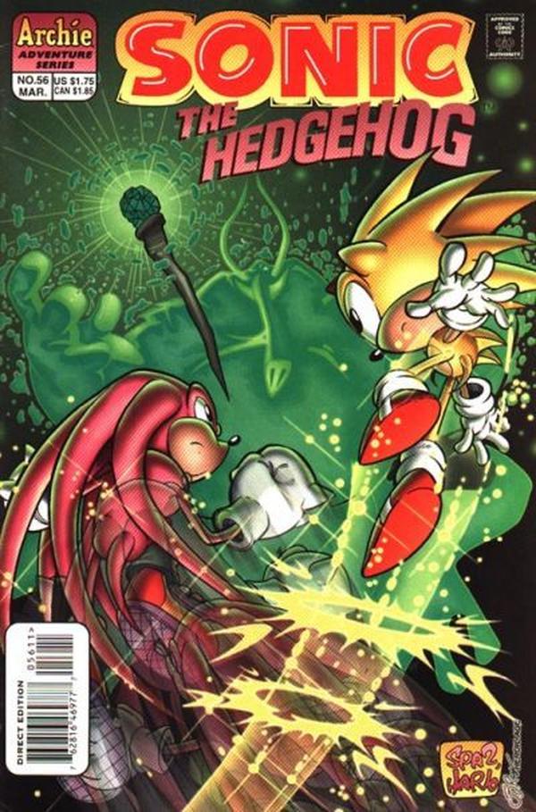 Sonic the Hedgehog #56 cover