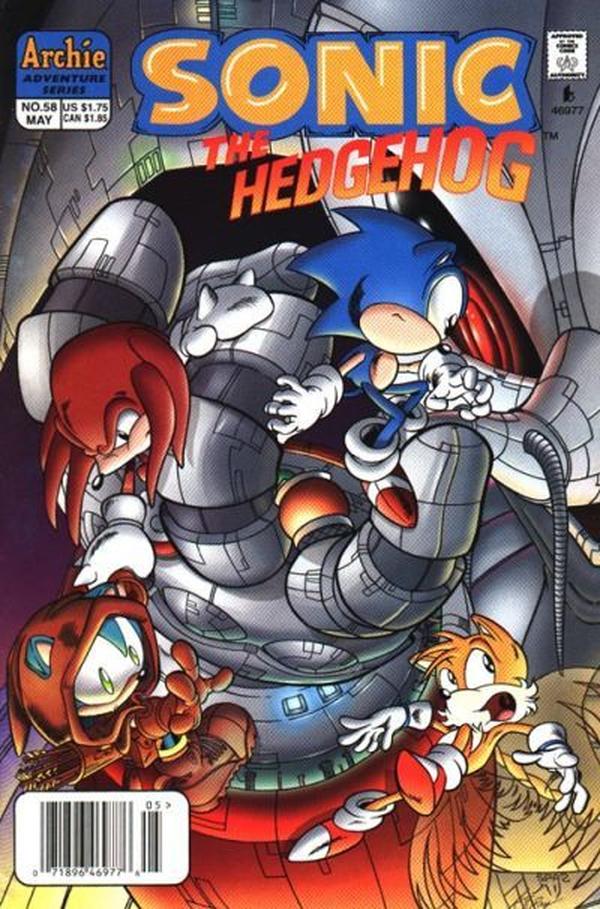 Sonic the Hedgehog #58 cover