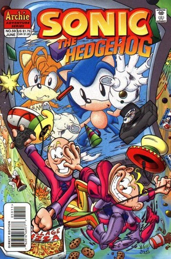 Sonic the Hedgehog #59 cover