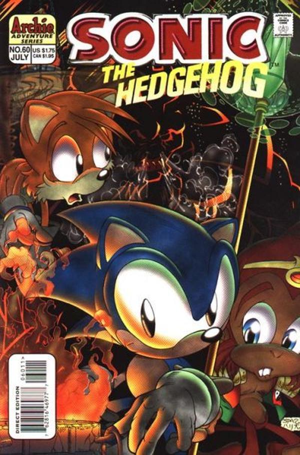 Sonic the Hedgehog #60 cover